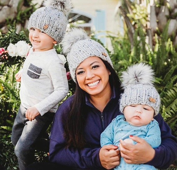 Mommy and Kids Hats. Matching Hats.family Set of Hats. Toddler and