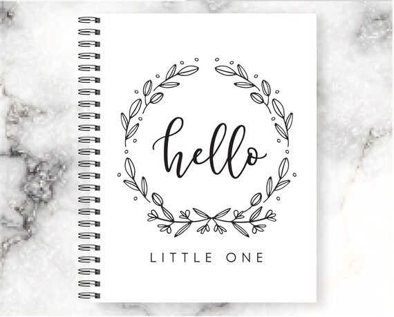 My Baby Book Baby Journal Gender Neutral Babys First Year Etsy