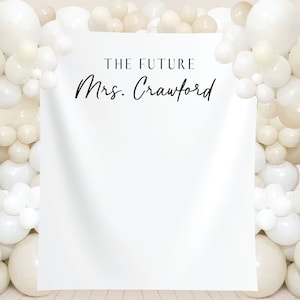 Custom Bachelorette Banner, Personalized Bachelorette Party Decor, Bach Party Welcome Sign, Custom Photo Backdrop, Bridal Shower Decor Sign