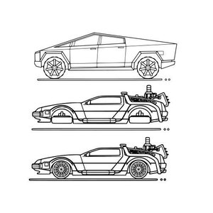 futuristic car SVG