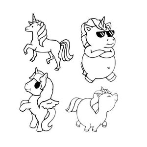 Paquete SVG unicorn