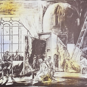 Joseph A. Pecsenke Signed Limited Ed. Lithograph-Opera Suite Series-La Boheme