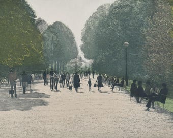 Harold Altman Signed Limited Edition Lithograph-Gate, Parc Monceau, Paris, 1979