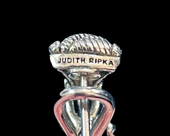 Judith Ripka 925 Sterling Silver and Pearl Earrin… - image 7