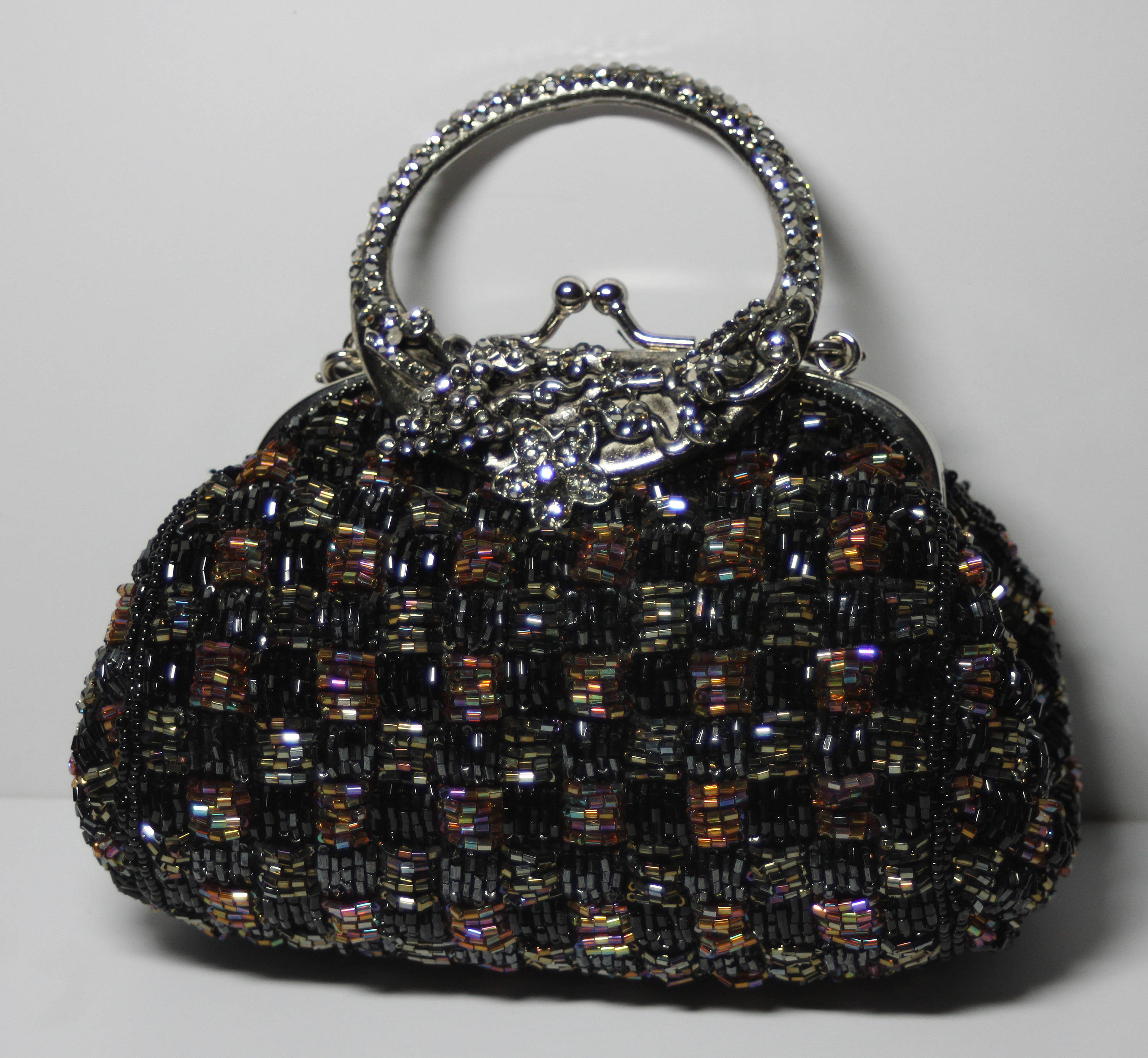 Vintage Letty Evening Bag-Swarovski Crystal Handle | Etsy