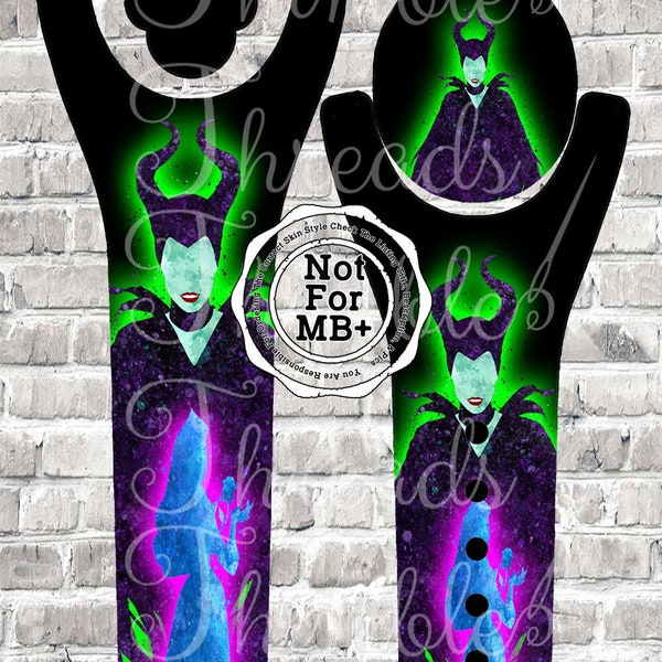 NOT For MB+ | Evil Fairy Magic Band 2.0 Decal |   | Available with Mouse Head Decal or Center Puck  |  | Non Glow | Mouse Head Only