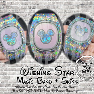 Wishing Star Magic Band + Decal Skin | Only Fits MB+ | Bow, Head, And Arm Wraps Available | Video Instructions  |