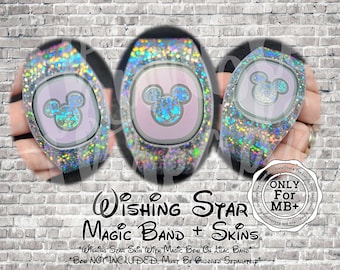Wishing Star Magic Band + Decal Skin | Only Fits MB+ | Bow, Head, And Arm Wraps Available | Video Instructions  |