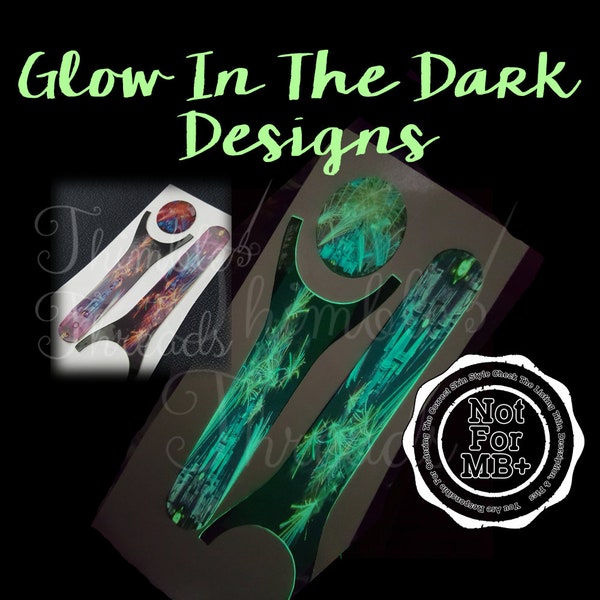 Ships 5/14 NOT For MB+ | Castle Fireworks Glow in the Dark Magic Band 2.0 Decal Skin | Wrap | Also Available in No Glow | Mouse Head Only