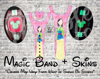 Warrior Princess Magic Band + Decal Skin | Only Fits MB+ | 3 Piece Wrap | Video Instructions |