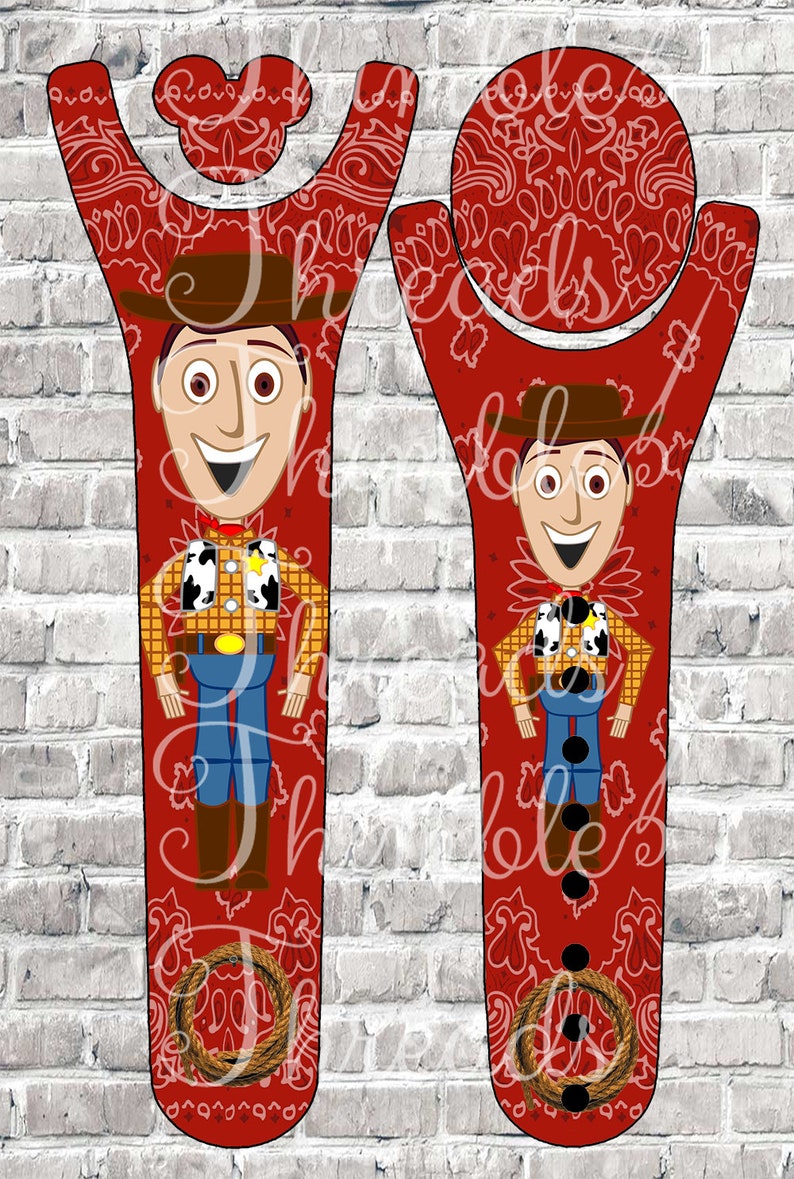 Toy Cowboy Magic Band 2.0 Decal Skin Full Wrap & Center Etsy
