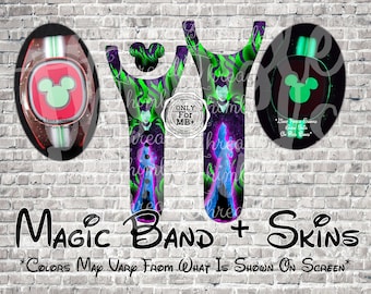 Evil Fairy Magic Band + Decal Skin | Only Fits MB+ | 3 Piece Wrap | Video Instructions | 2022 Band