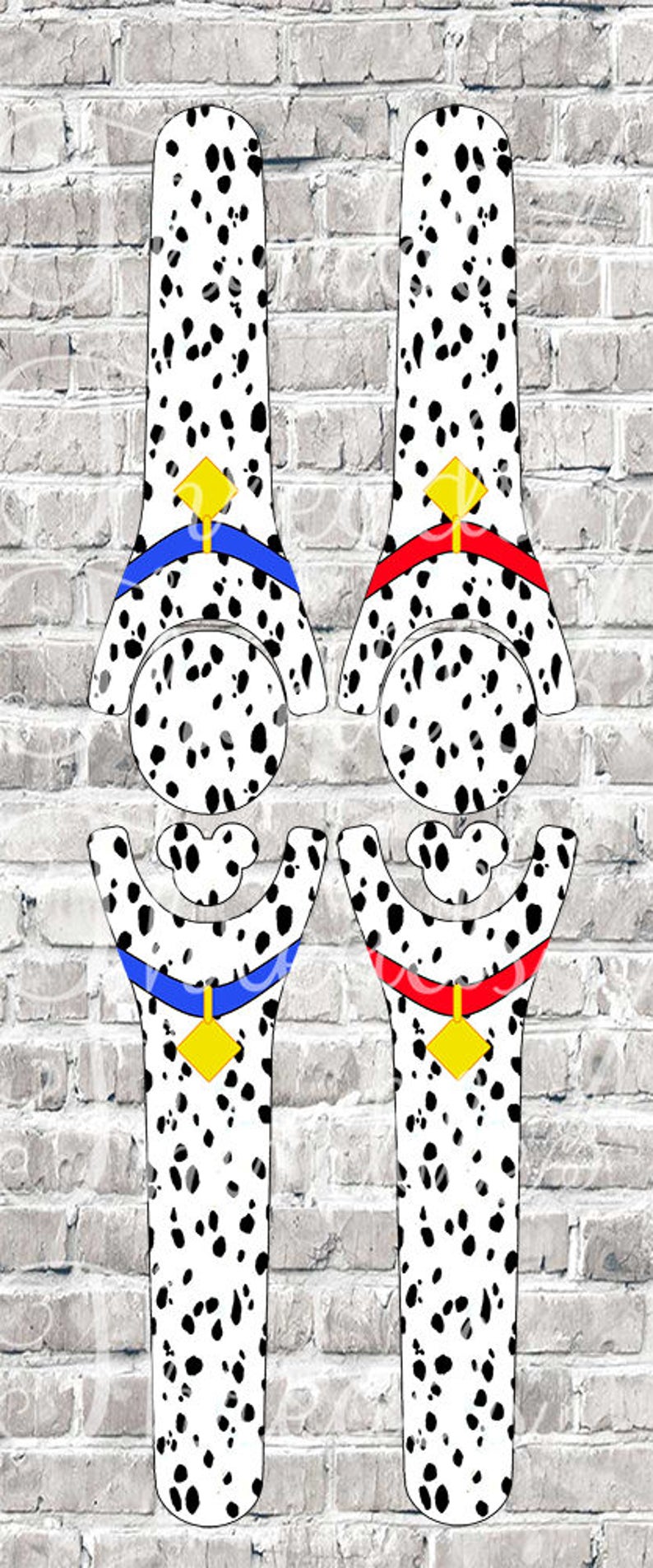 Dalmatian Dots 101 Magic Band 2.0 Decal Skin Wrap & Center Etsy