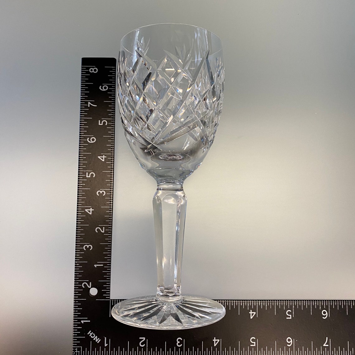 Waterford Crystal Avoca Pattern Two 2 White Wine Claret Wine Etsy