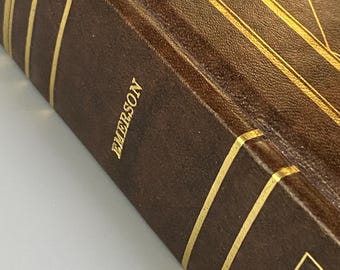Harvard Classics Emerson Collector’s Edition Grolier 1980 Leatherette Binding