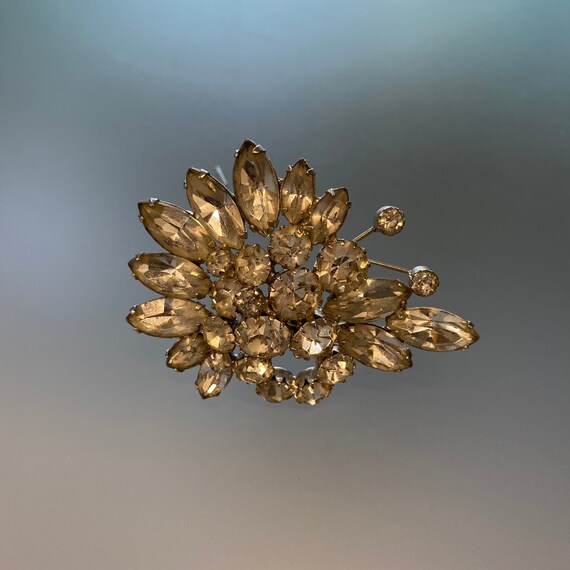 broche paon en strass de créateur vintage – Vintage Jewelry Girl