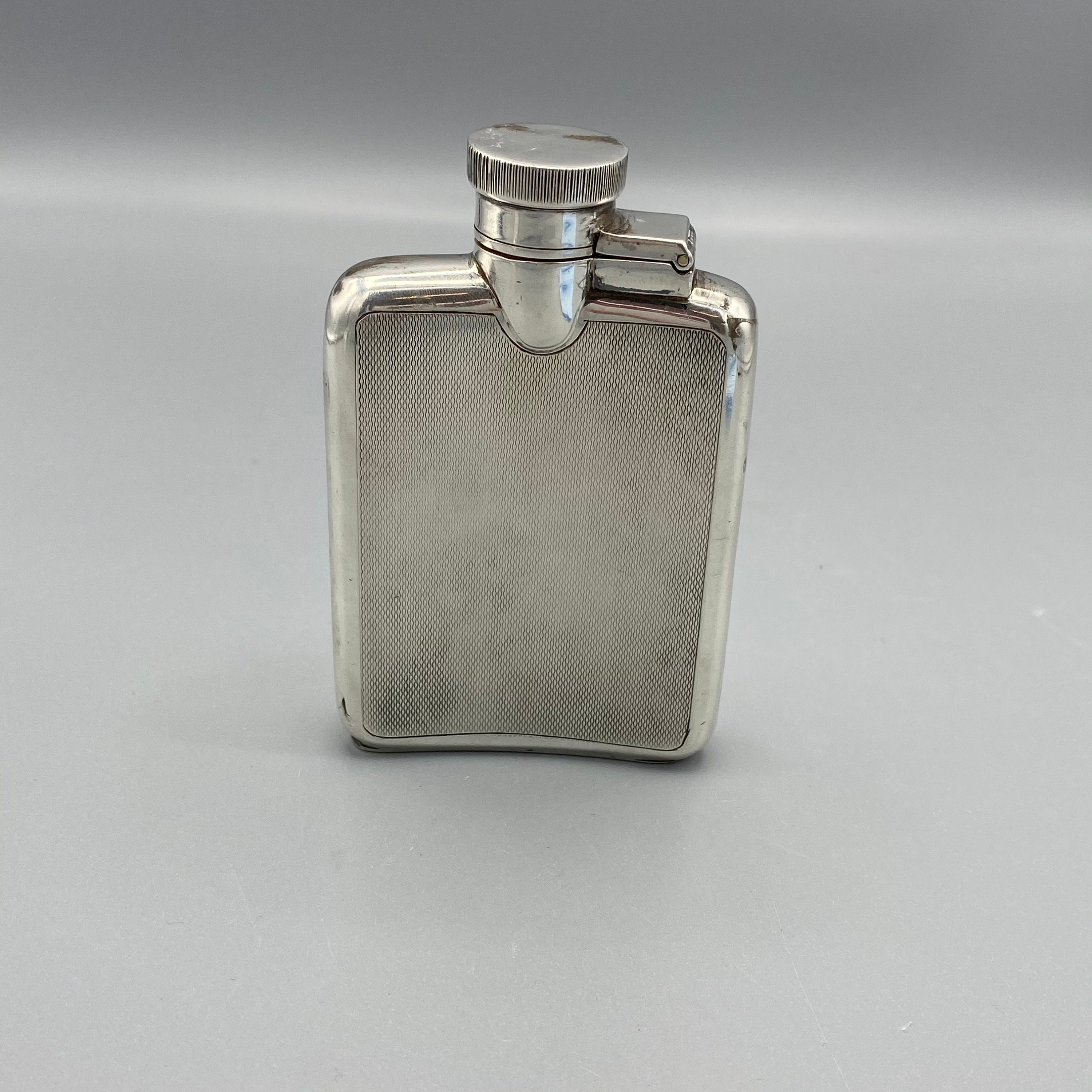 Vintage Silver Flask English Sterling Silver 1939 Made by | Etsy