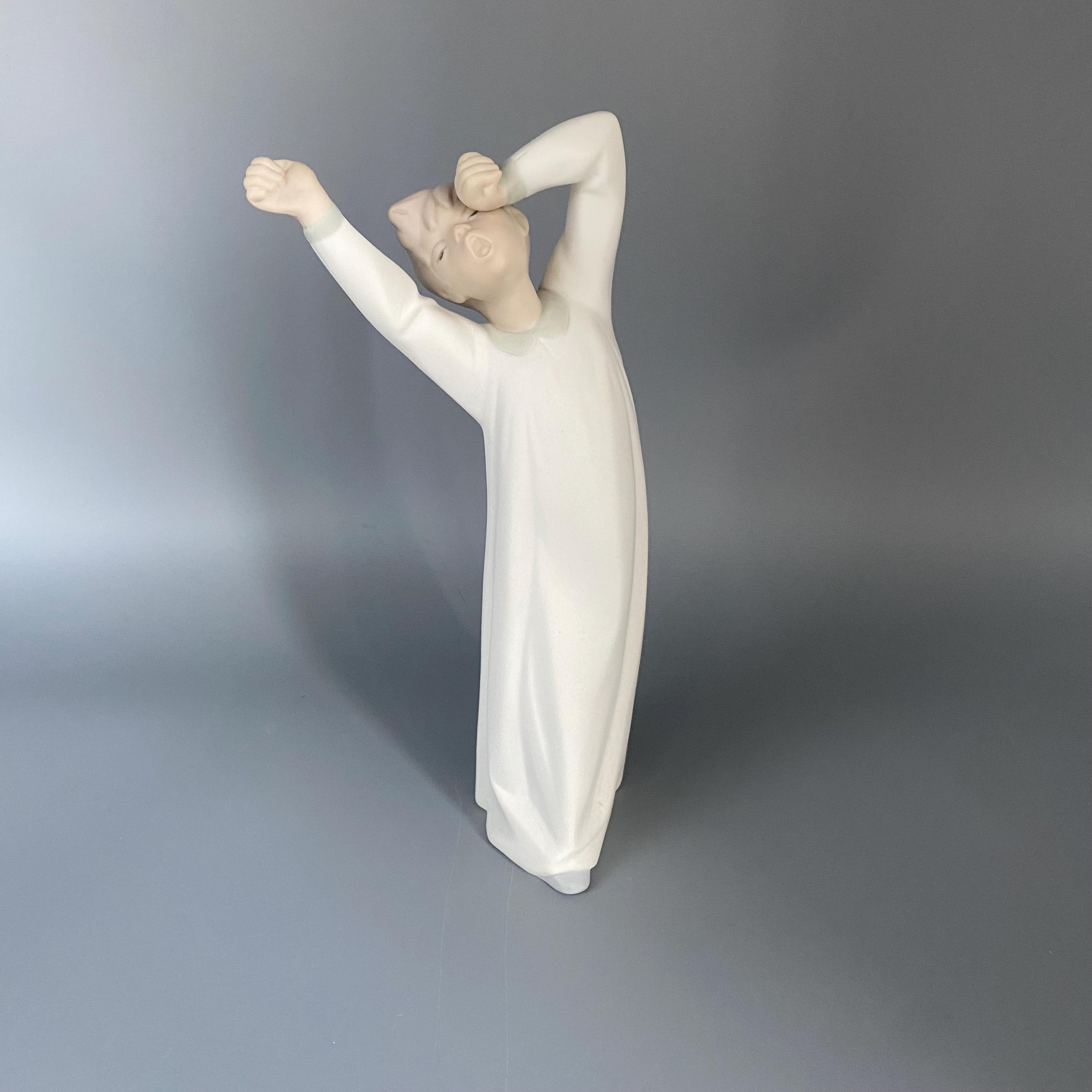 Lladro Girl Yawning - Etsy