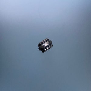Authentic PANDORA Silver Line Ring and Dot No 790175 Bead Charm for Bracelet Sterling Silver Charm  Retired Pandora Bracelet Charms