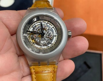 Rare 2001 Swatch Diaphane One Carousel Tourbillon W Box Swatch | Etsy Canada