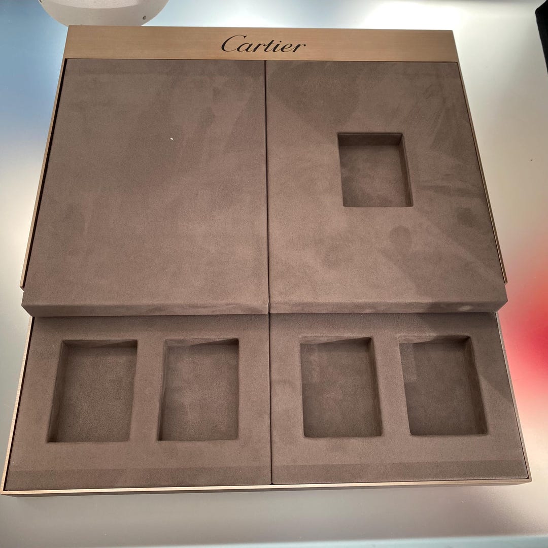 Cartier Gray Felt Watch Display Counter Kit: Authentic Dealer Stand - Etsy
