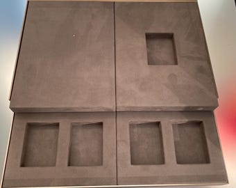Cartier Gray Felt Watch Display Counter Kit: Authentic Dealer Stand