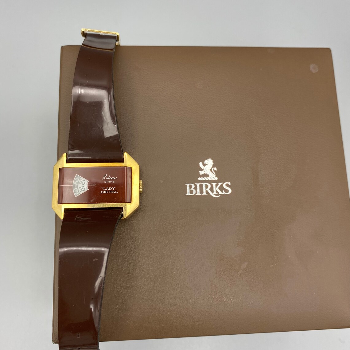 Vintage Rideau BIRKS Lady Digital Jump Hour Watch w Original | Etsy