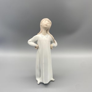 Lladro Girl Yawning - Etsy