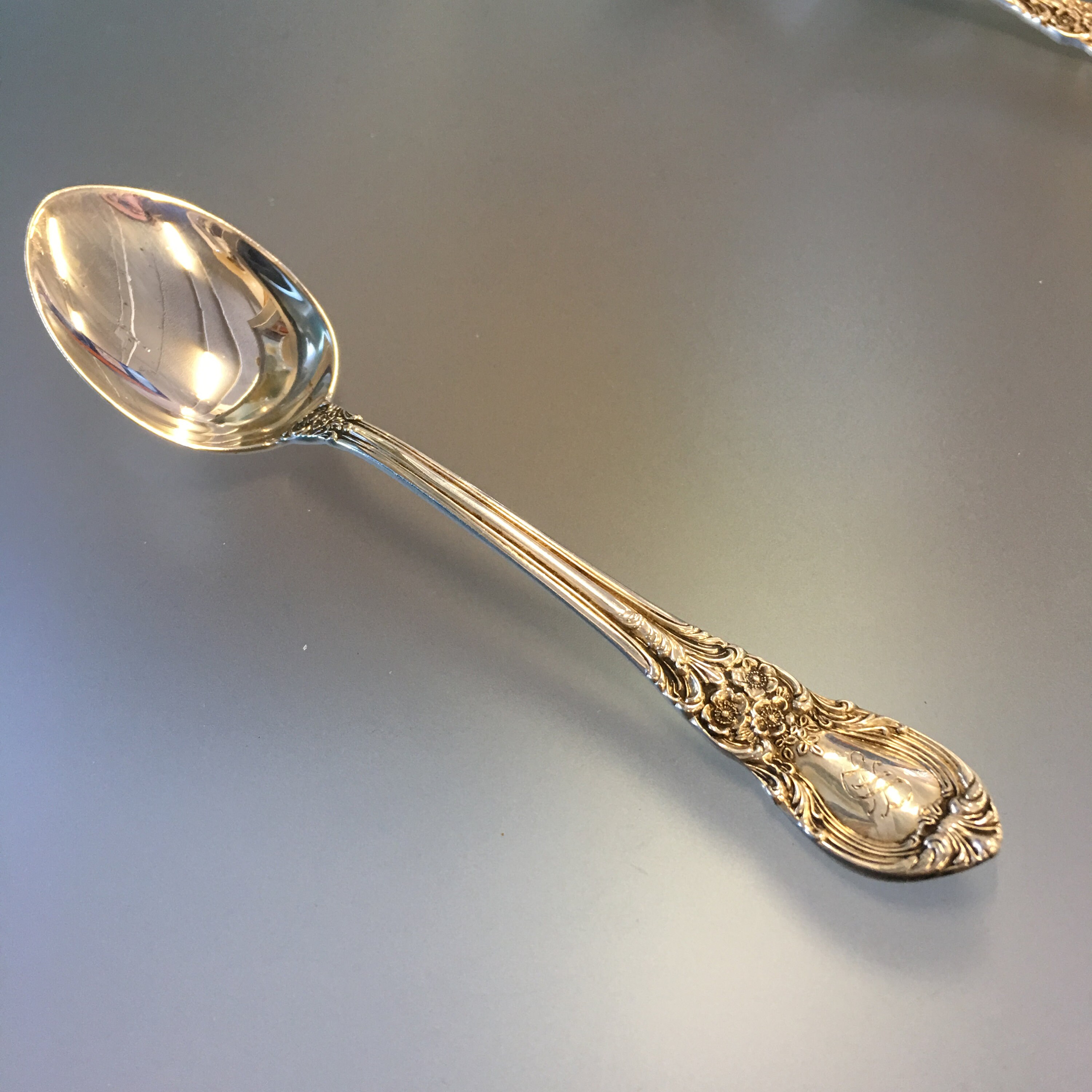 Lunt Sterling Silver Lunt American Victorian Pattern Teaspoon Etsy