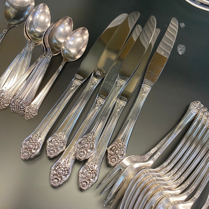 Rogers 1881 Oneida PLANTATION Silver plate Plantation Pattern Etsy