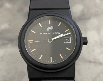 Porshe Design腕時計レディース Pre-owned Porsche Design Ladies Quartz Watch With Leather
