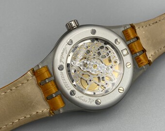 Rare 2001 Swatch Diaphane One Carousel Tourbillon W Box Swatch | Etsy Israel