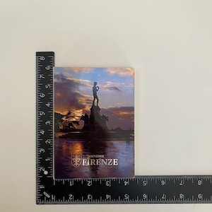 Mini livret de 4 x 6 cartes postales souvenir FIRENZE vintage, livre de 20 cartes Principali Vedute