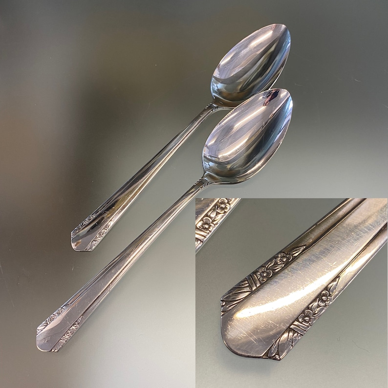 Vintage Wm A ROGERS A1 Plus Oneida Ltd 1940 VISTA Two Serving Etsy