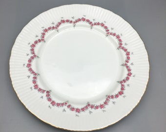 Vintage Graf von Henneberg Pink Rose Garland Dinner Plate - 10 Inch