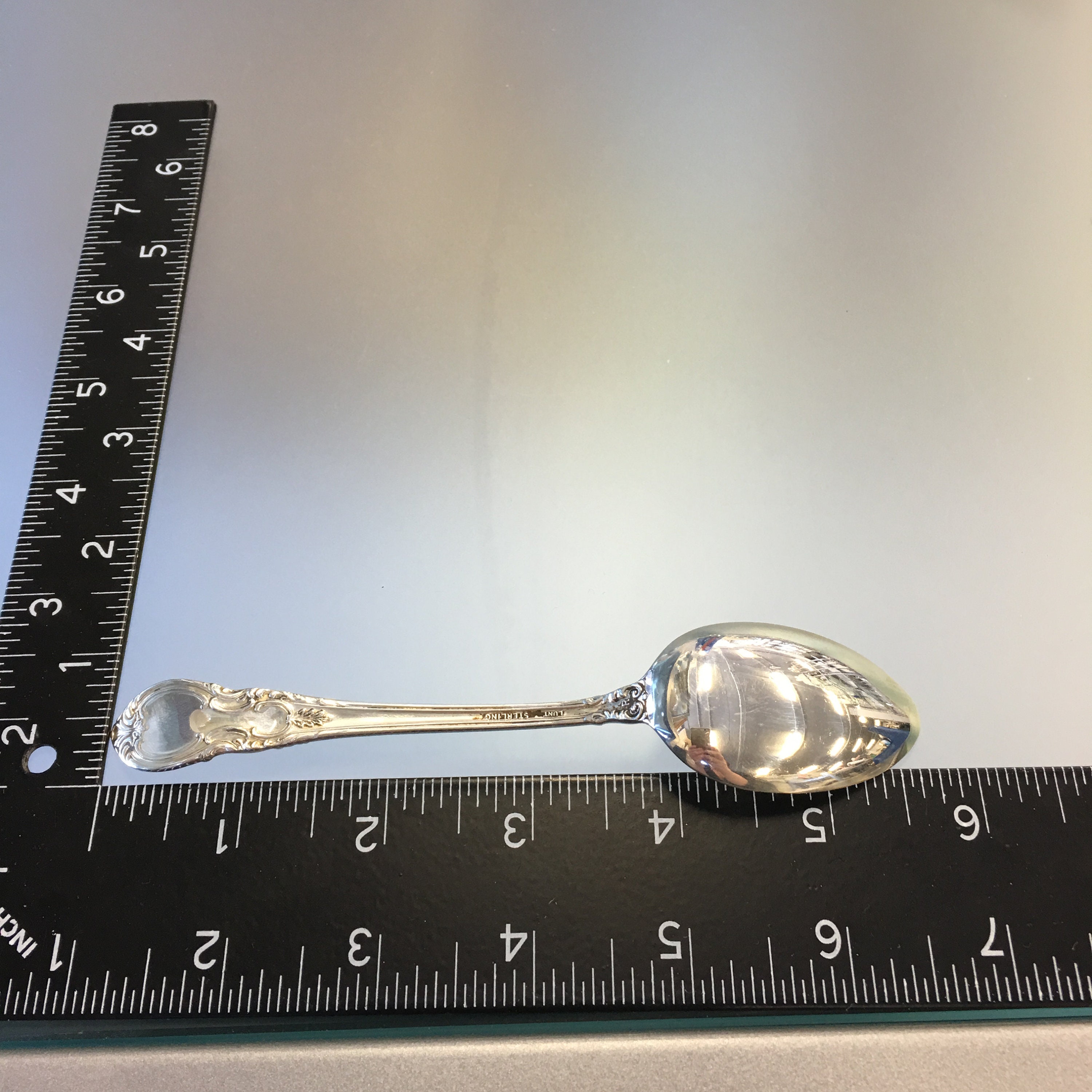 Lunt Sterling Silver Lunt American Victorian Pattern Teaspoon Etsy