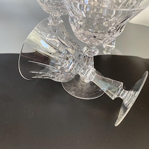 Vintage Val St Lambert Champagne Glasses: Tall Sherbet, Glendale Pattern