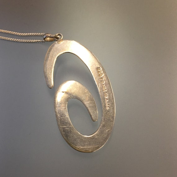 C Monogram, Script Initial Letter C Pendant with … - image 9