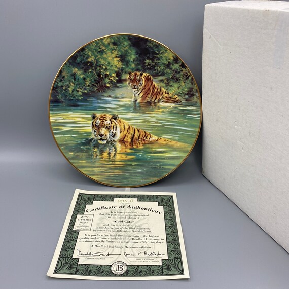 Bradford Exchange COOL CATS Sovereigns of the Wild by Donald Grant