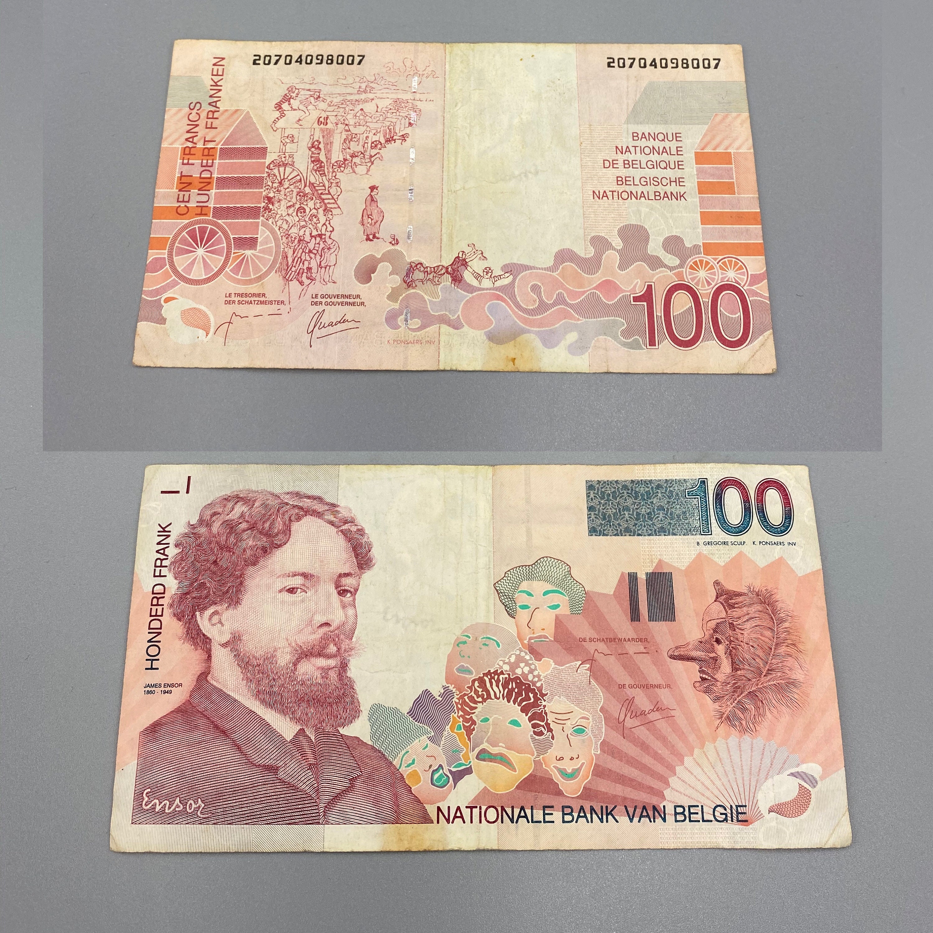 Banco Belgica 100 Francs Banco Belgica 100 Francs
