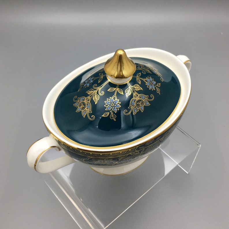 ROYAL DOULTON Carlyle Pattern Sugar Bowl with Lid H5018 Etsy