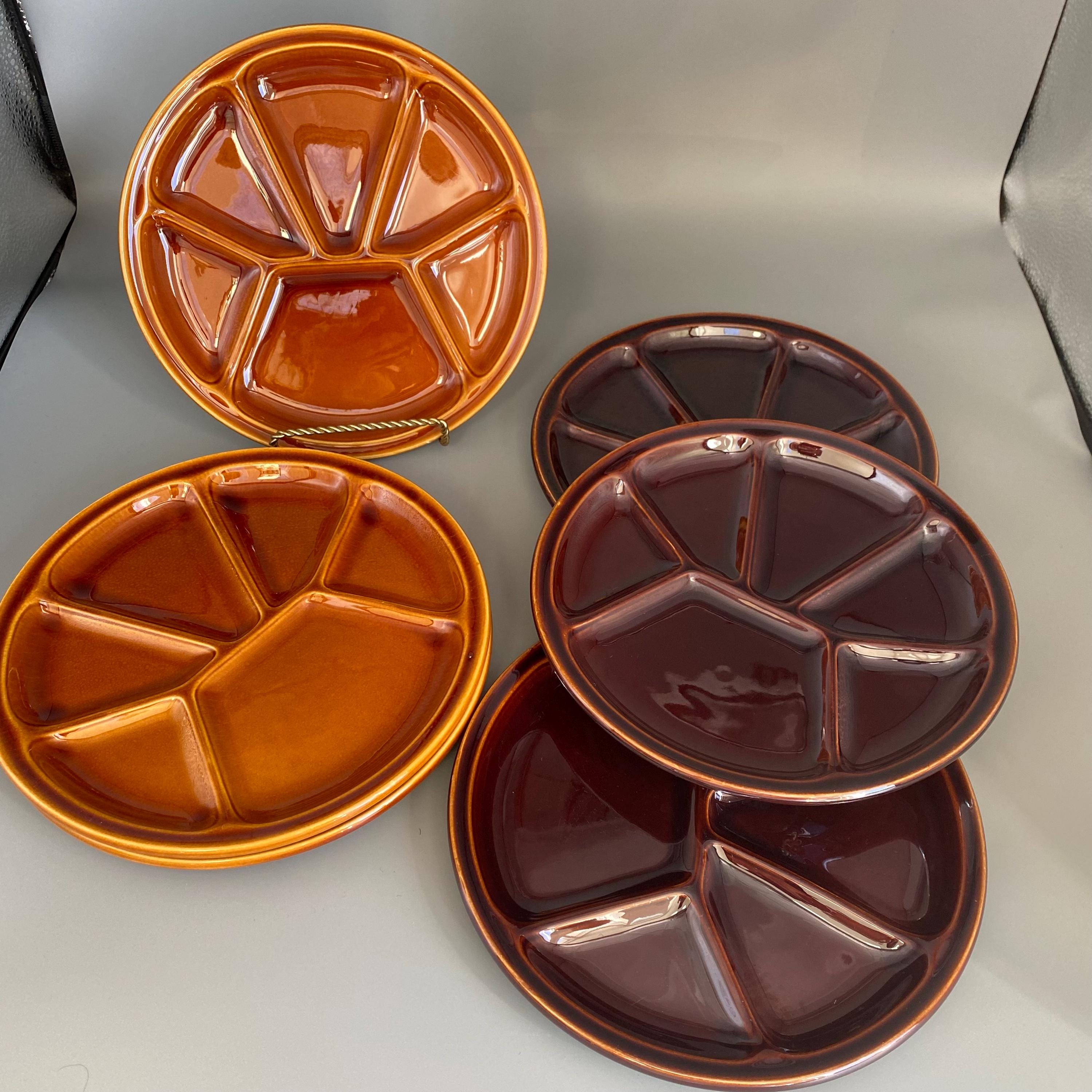 Gien fondue plates - Etsy 日本