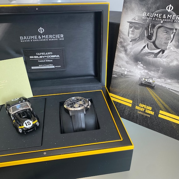 Baume & Mercier Capeland Shelby Cobra Steel Men's Watch 44mm