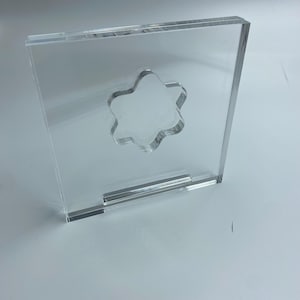 Vintage Montblanc Retailers Acrylic Signature Display MontBlanc Logo Display