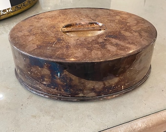 Vintage Silver Plate Oval Platter Cover: Gladwin Embassy Canada Biltmore Club