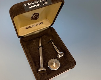 Ari D Norman Sterling Silver Golf Ball Marker Set: Tee Peg & Pencil