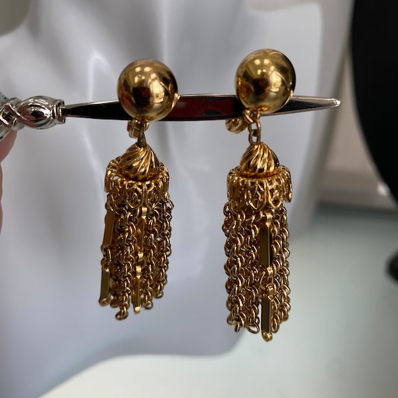 Boucles D'oreilles Monet Vintage Signées – Bijou D'occasion De Marque