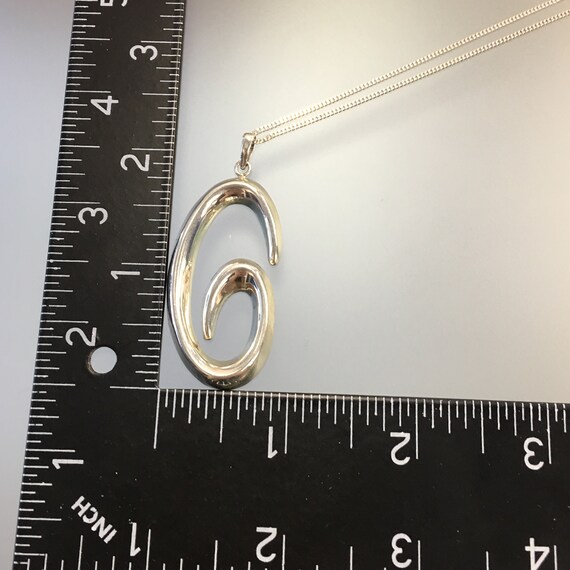 C Monogram, Script Initial Letter C Pendant with … - image 8