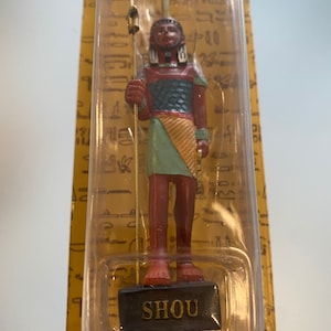 HACHETTE Collections Snc Figurines SHOU G1731040 Les Dieux de l’Egypte Ancienne Figurines Egyptian God Figurines de collection