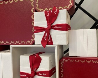 【まとめ売り】 Cartier コレクションボックス 赤 Lot - Hermes Gift Boxes & Vintage Cartier Fitted Box